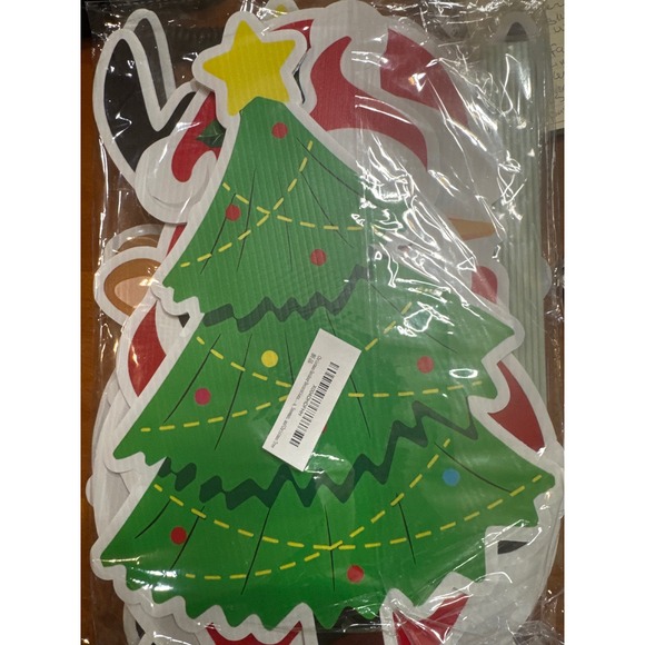 Other - Christmas Outdoor Decorations Yard Signs with StakeSanta Snowman Tree Set 9 sets